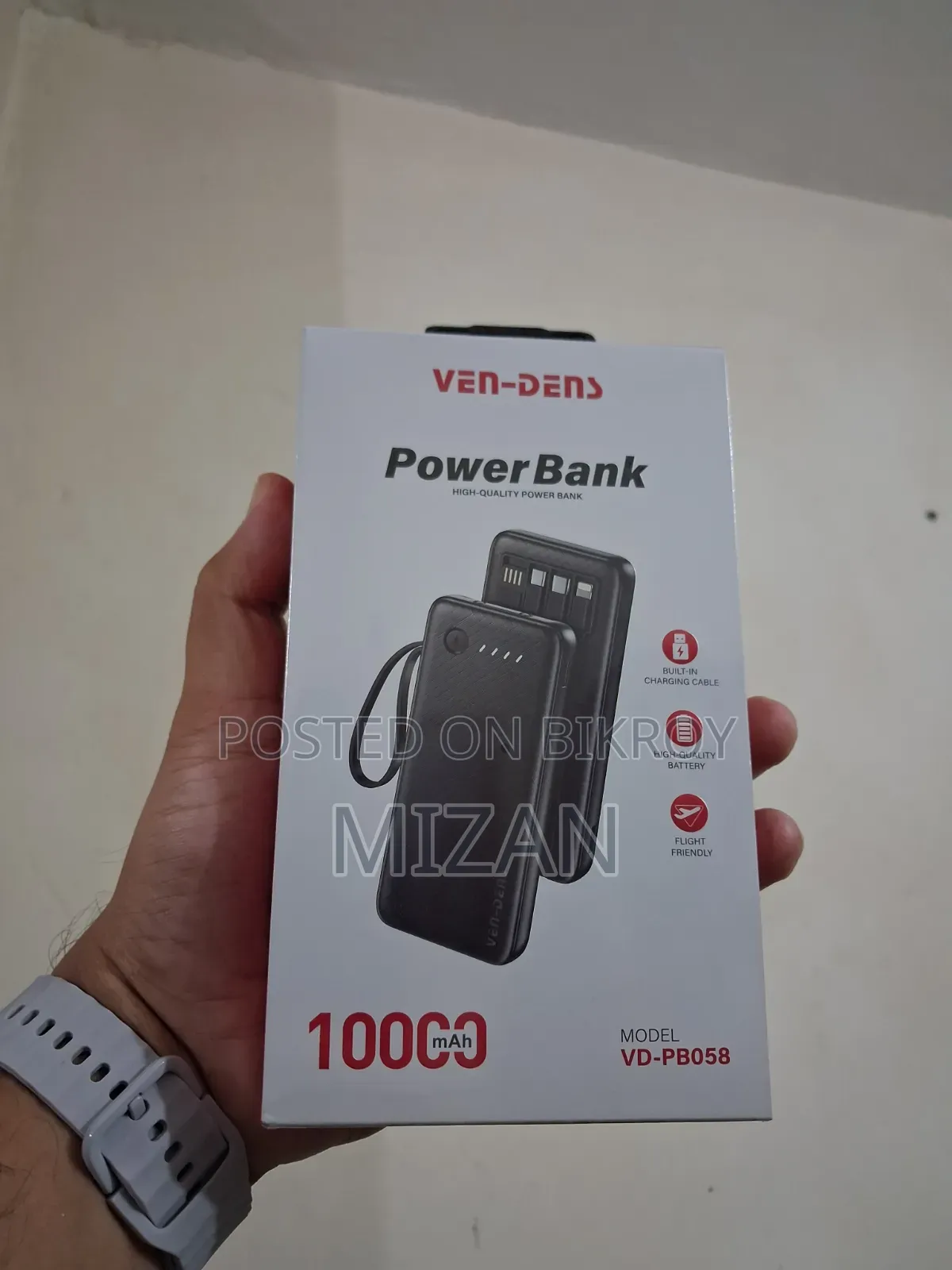 Ven-Dens 10,000 Mah Powerbank