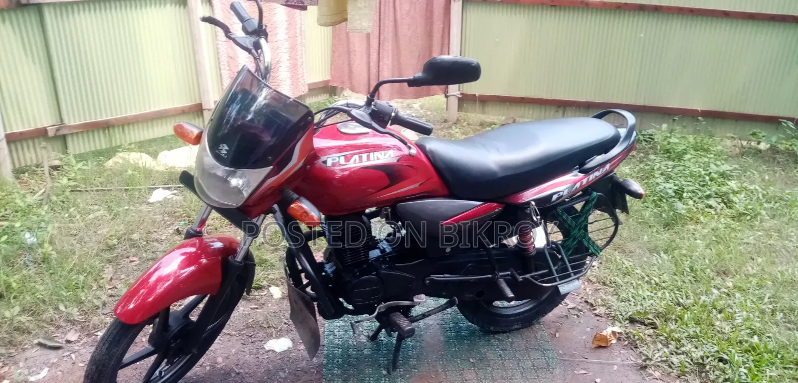 Bajaj Platina 100 2015 Red