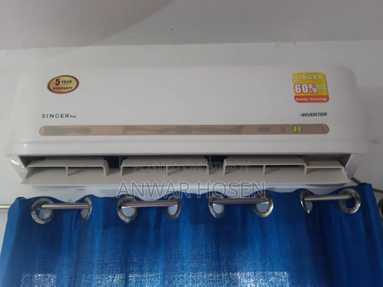 Singer 1.5 Ton Running AC Full Fresh for Sale