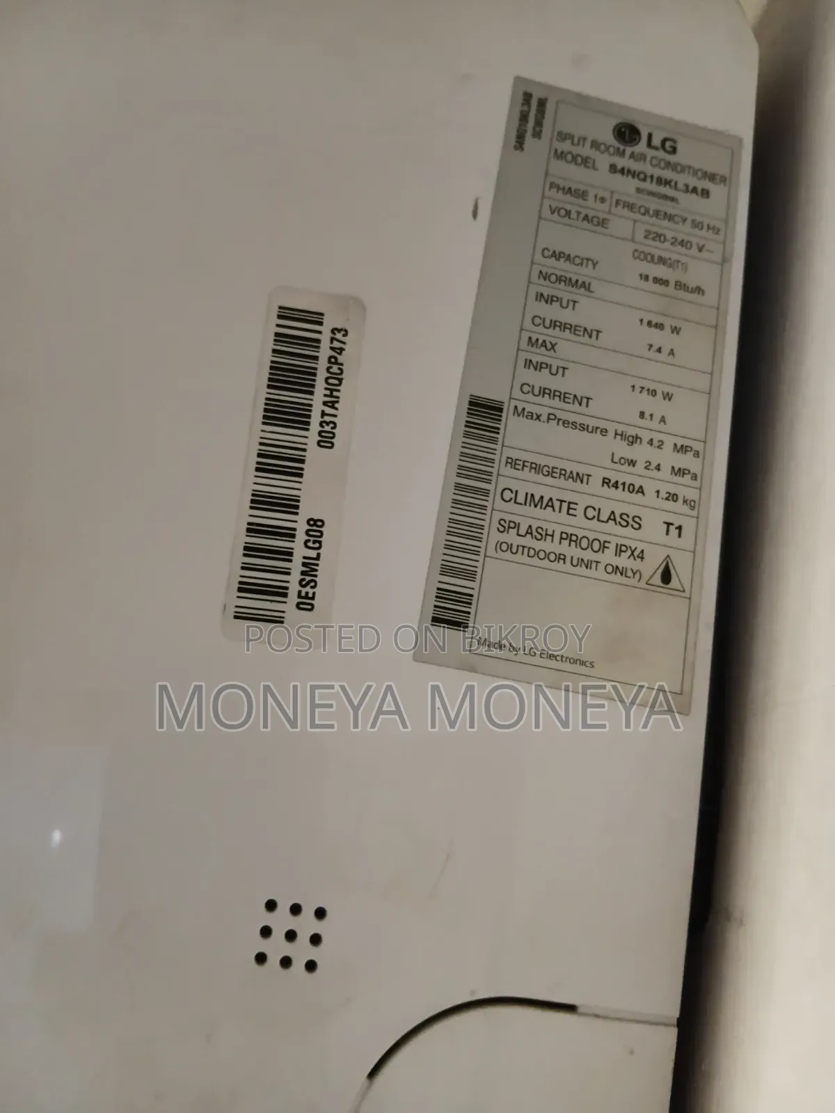 LG 1.5 Ton AC