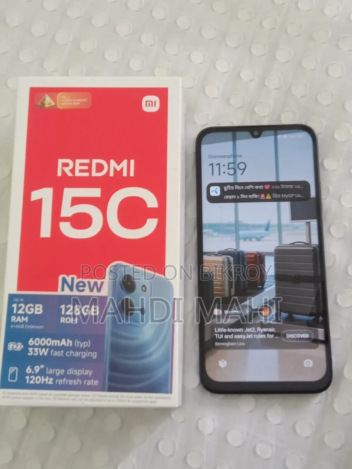 Xiaomi Redmi 15C 128 GB Black