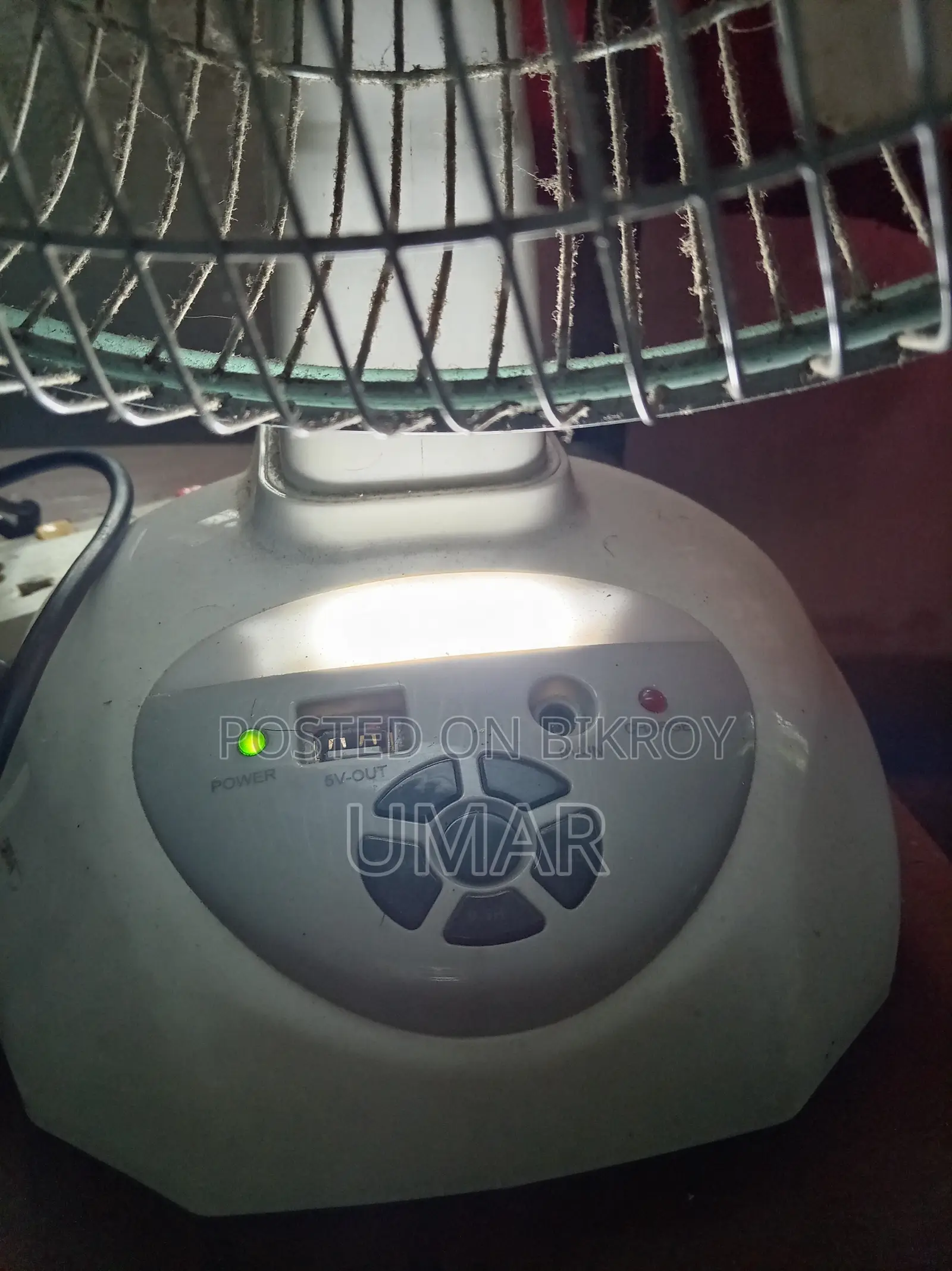 Rechargeable Table Fan