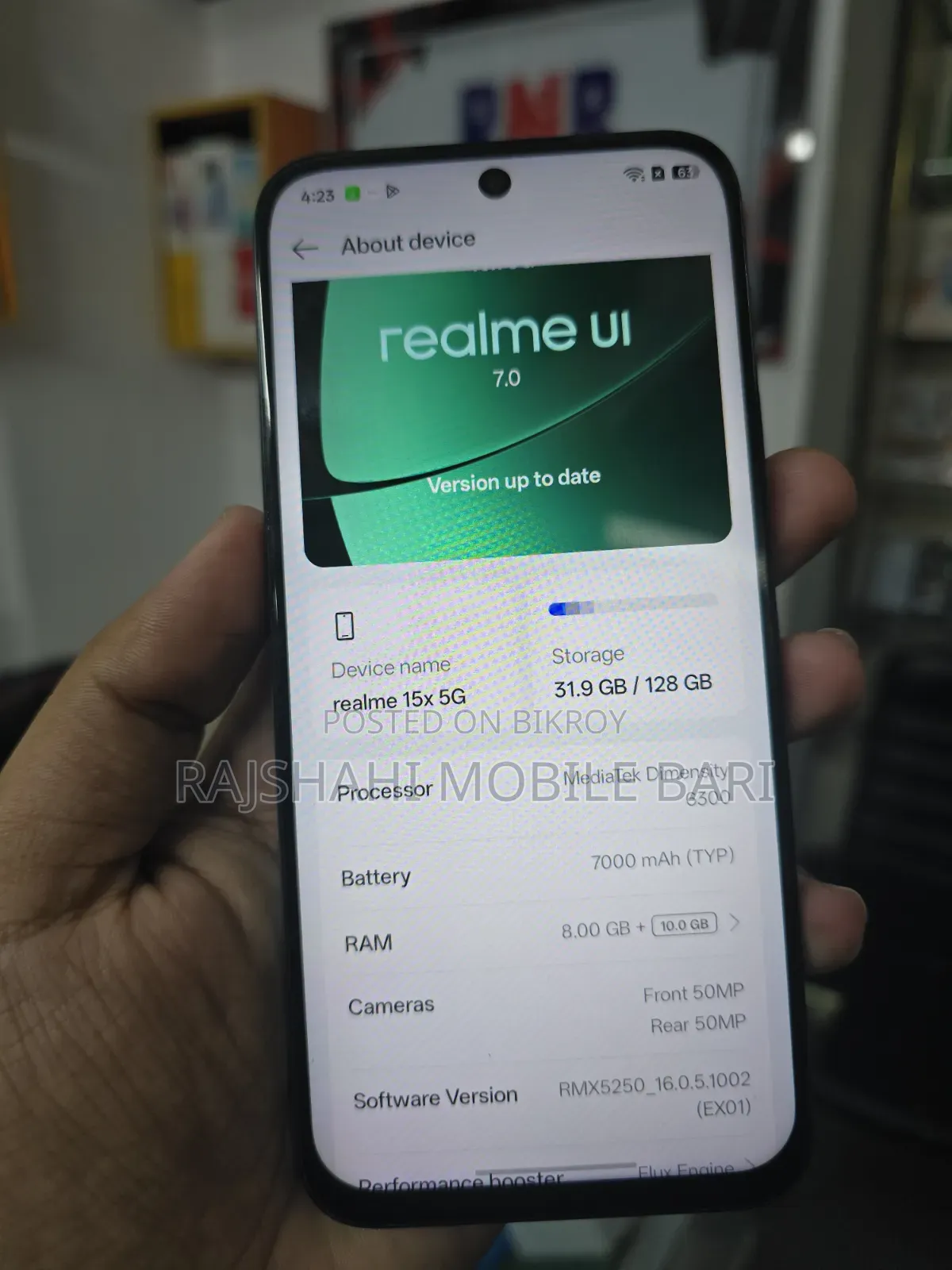 Realme 15x 128 GB Blue