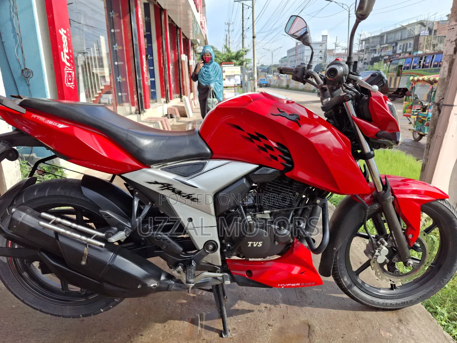 TVS Apache 160 4V 2019 Red