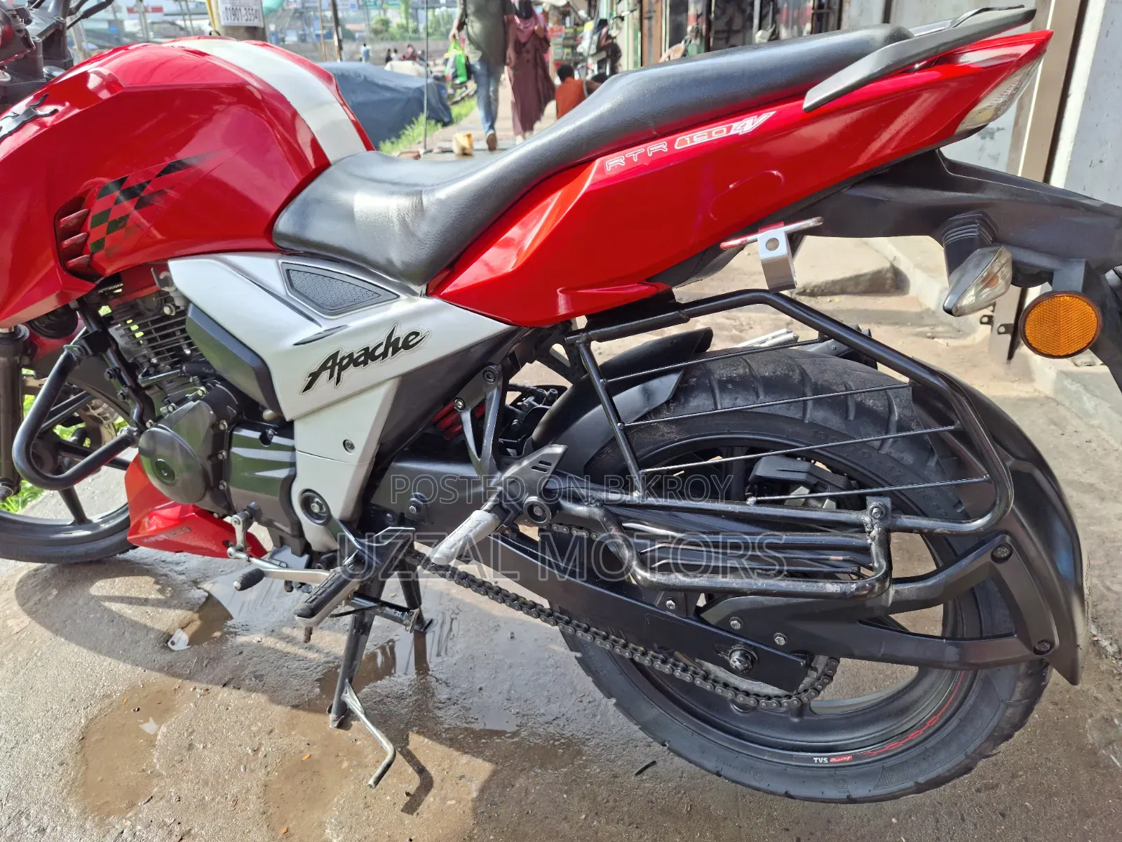 TVS Apache 160 4V 2019 Red