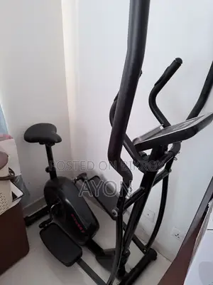 Elliptical Cross Trainer Exercise Bike With Seat