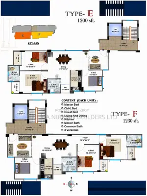 3bdrm Apartment in L Tower, Kazipara for sale