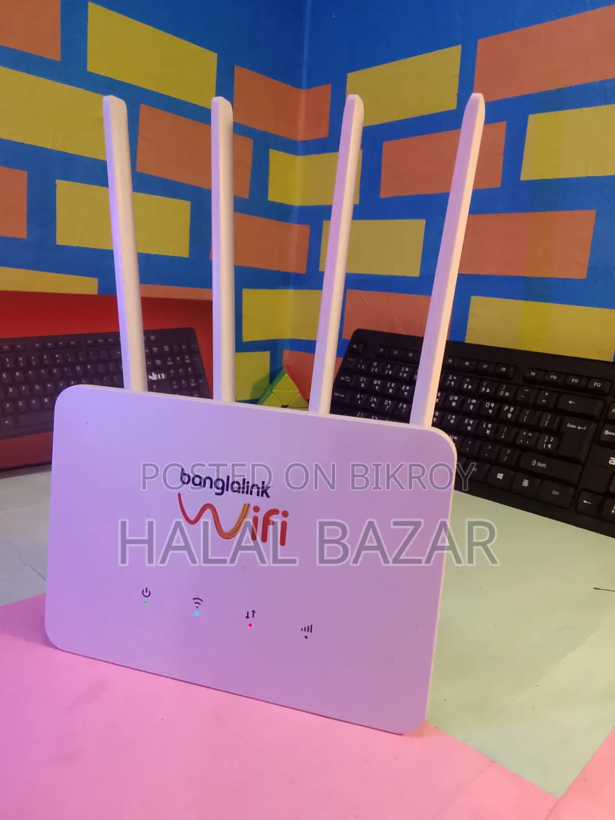 ৪ অ্যান্টেনার Banglalink WiFi Router | SIM সহ | ৩ ঘণ্টা Battery Backup