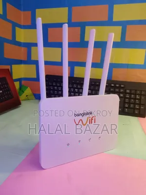 ৪ অ্যান্টেনার Banglalink WiFi Router | SIM সহ | ৩ ঘণ্টা Battery Backup