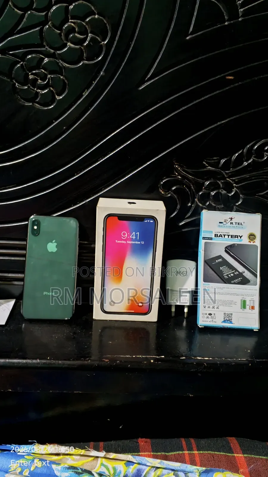 Apple iPhone X 256 GB Black