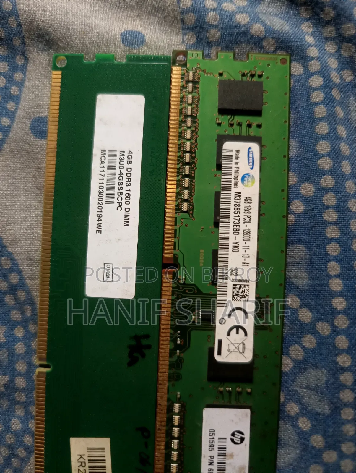 WD 120GB HDD 500 GB Core I5 3470 3th Gen Ram 4gb×2= 8GB Cooler Master.