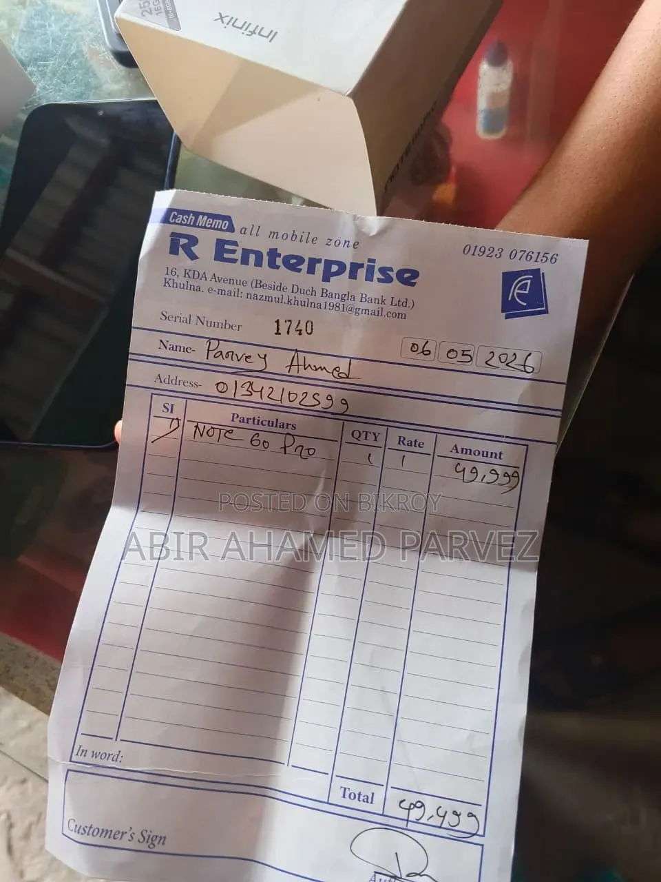 Infinix Note 60 Pro 256 GB Green