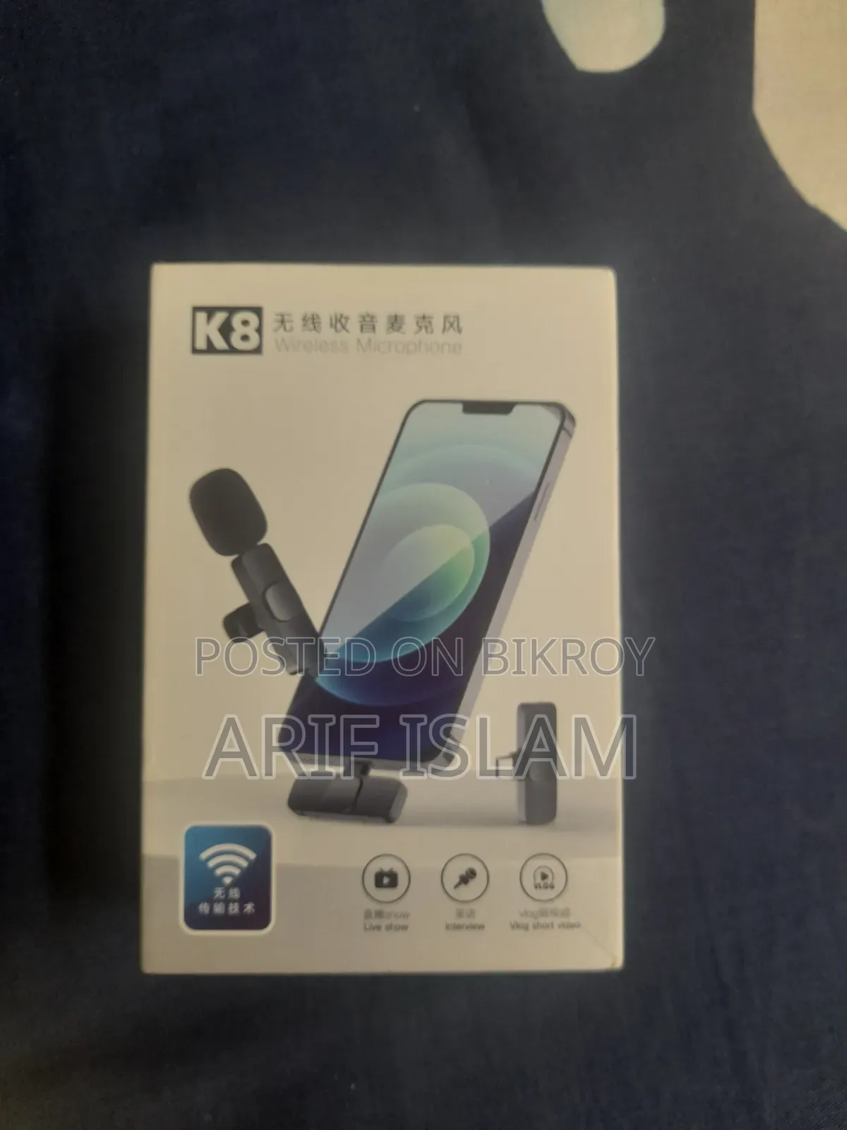 Smart Selfie Stick & K8 Wireless Microphone