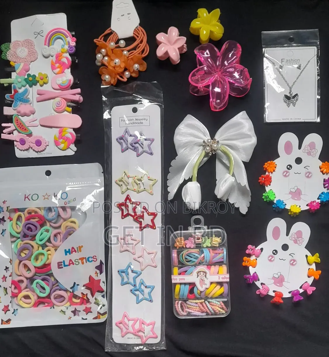 Cute Girls Hair Accessories Combo Set