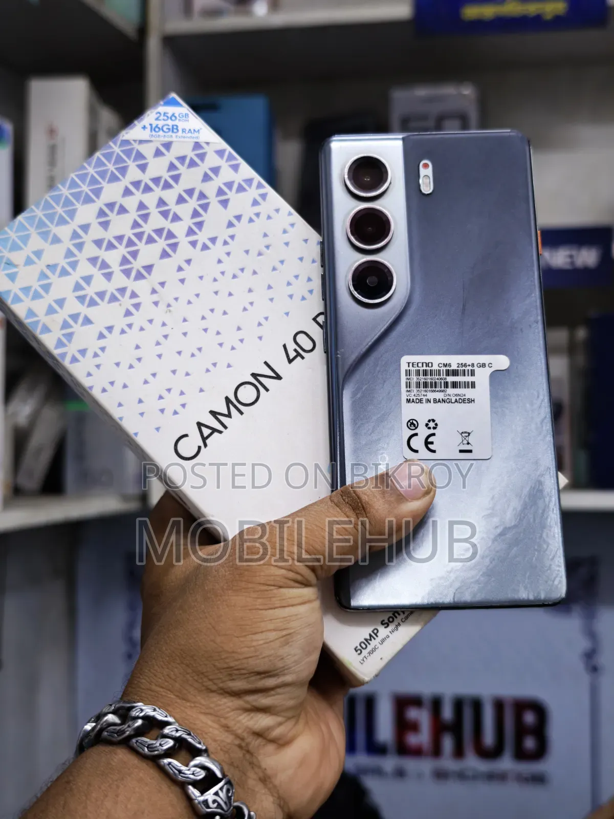Tecno Camon 40 Pro 4G 256 GB Black