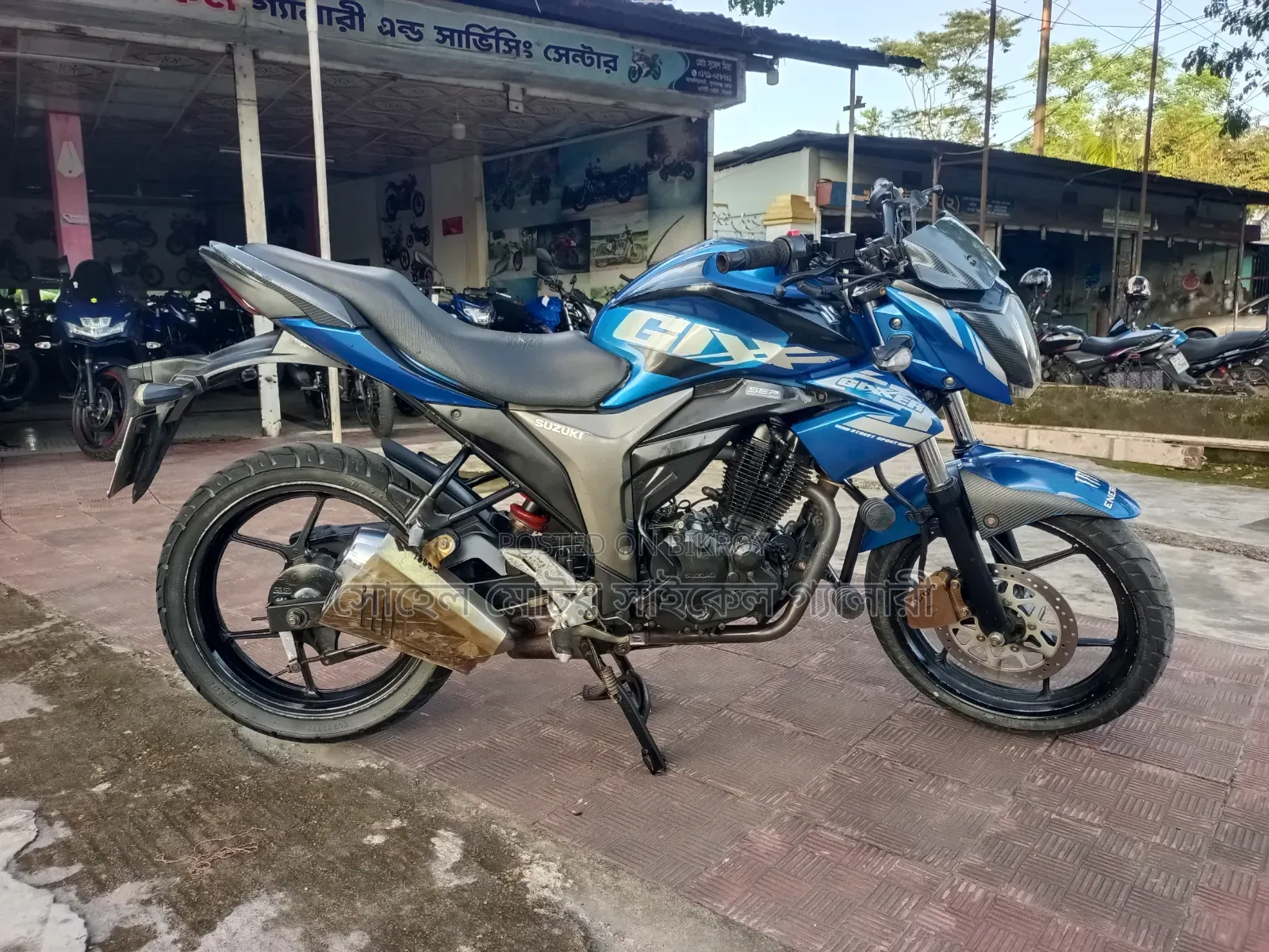 Suzuki Gixxer 2016 Purple