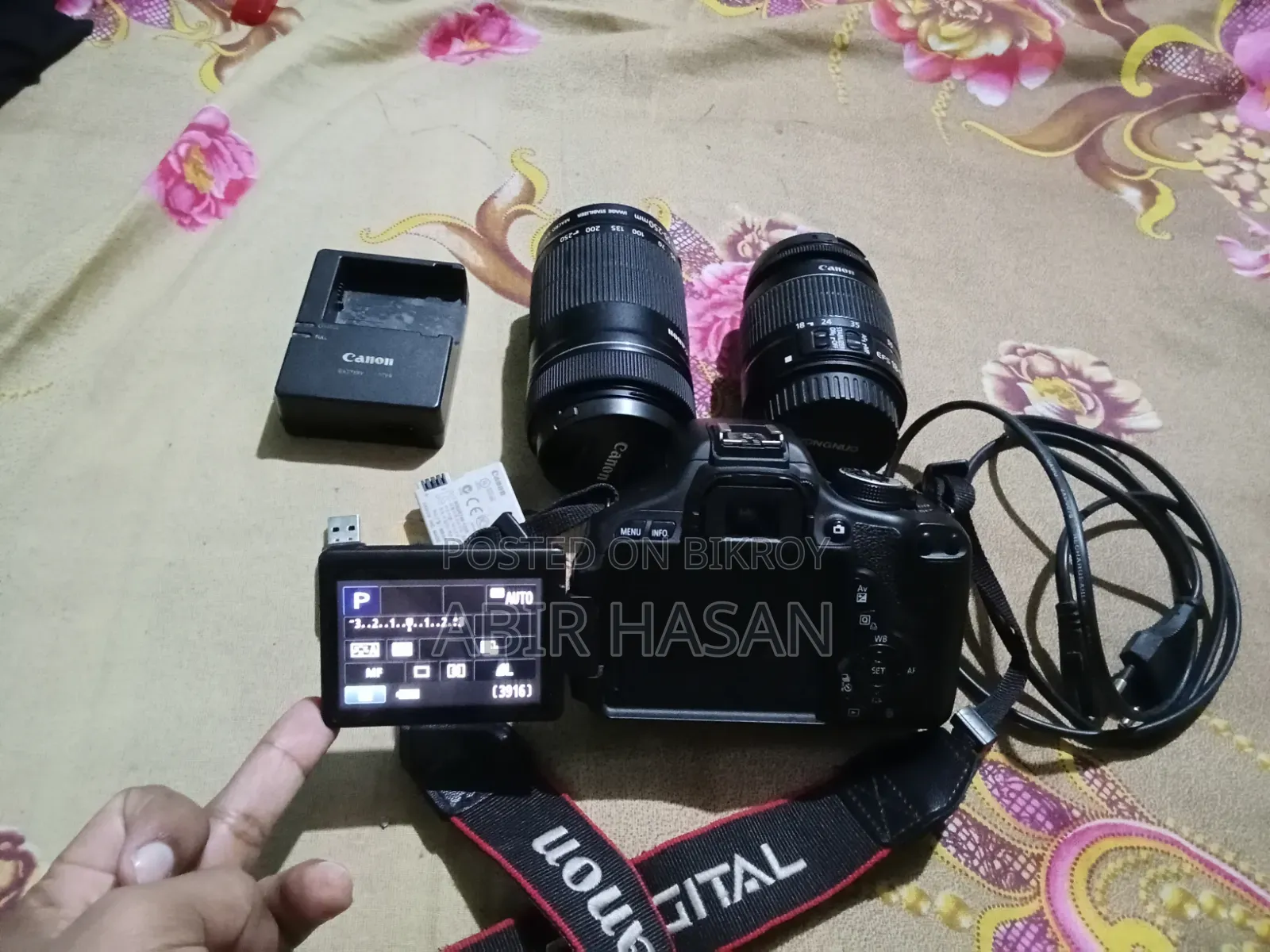 Canon 600d Camera 55-250 Joom Lance