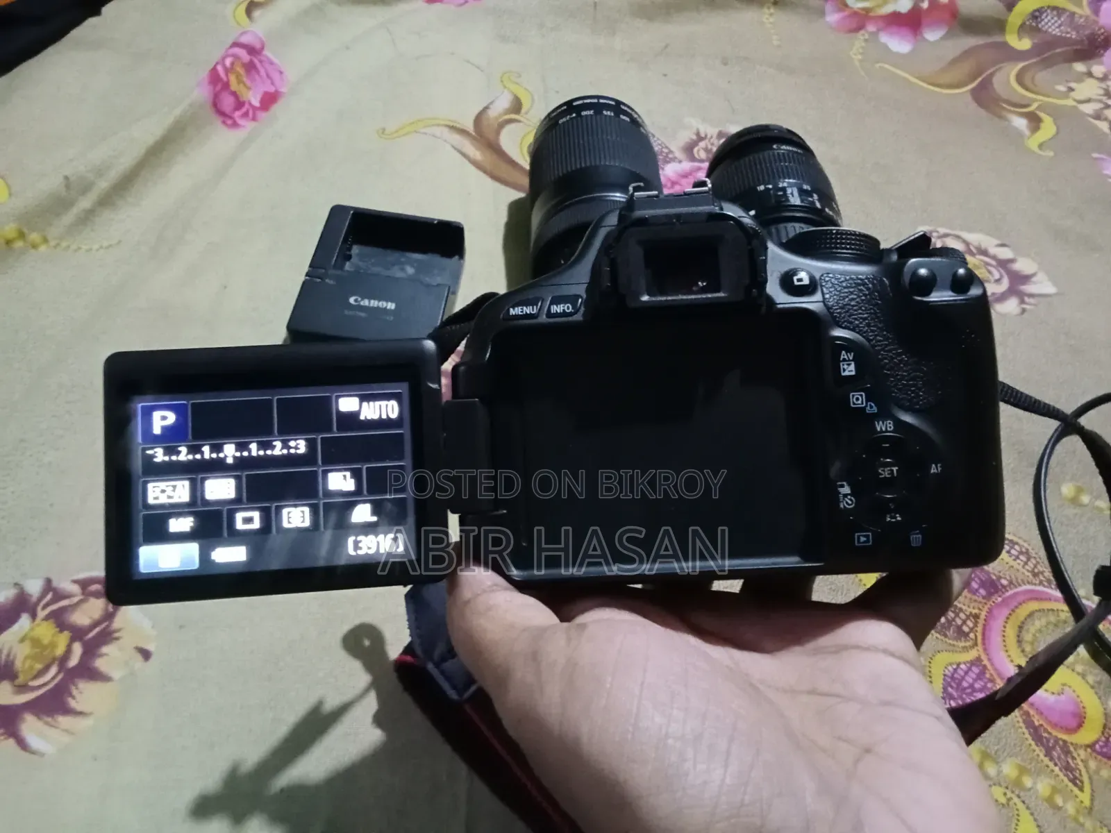 Canon 600d Camera 55-250 Joom Lance