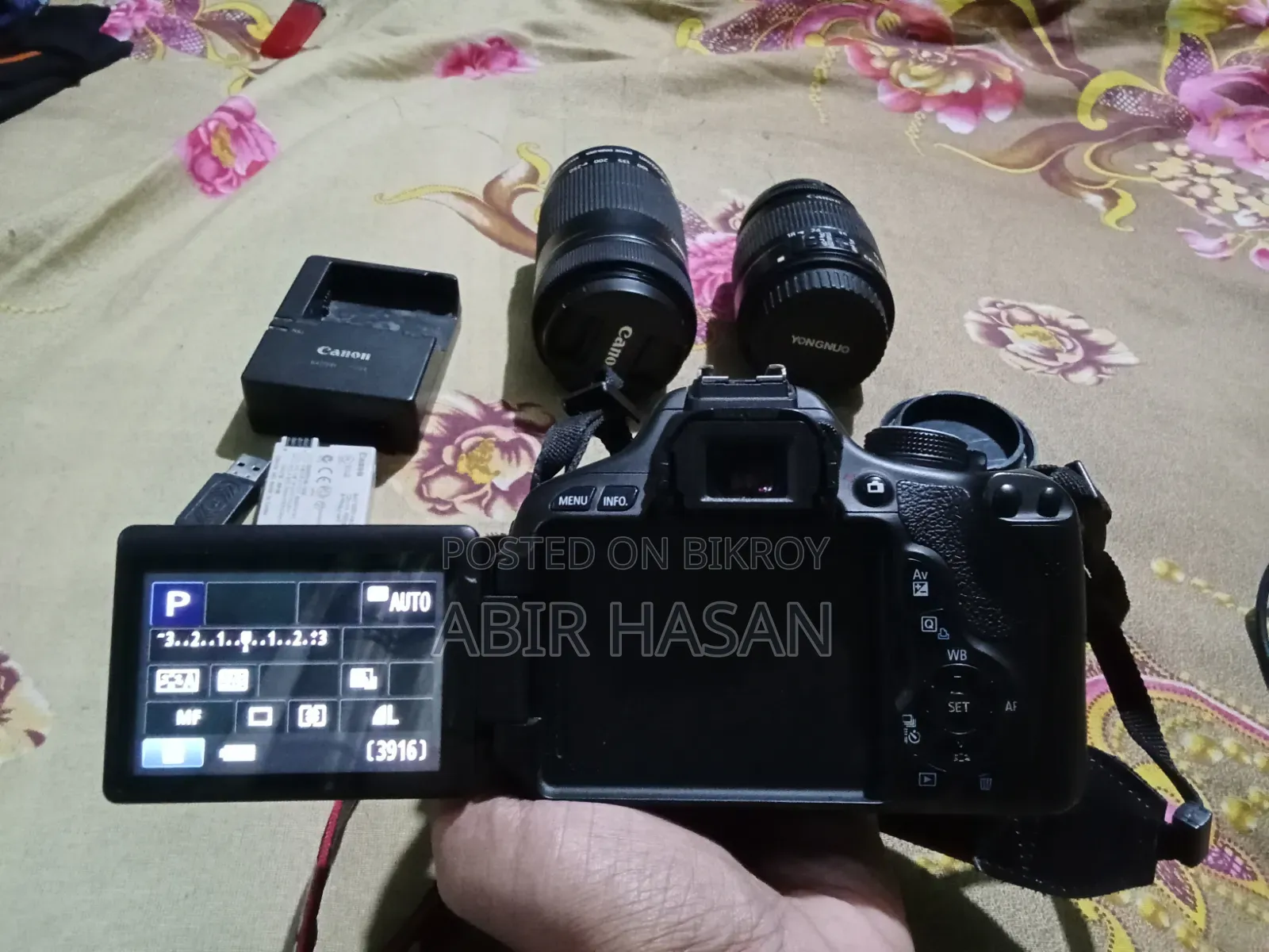 Canon 600d Camera 55-250 Joom Lance