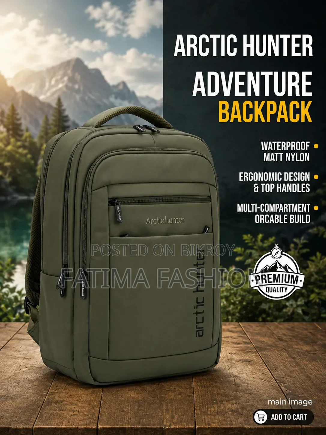 Arctic Hunter Premium Laptop Bag
