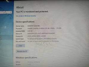 Laptop HP 8GB Intel Core i3 HDD+SSD 512GB