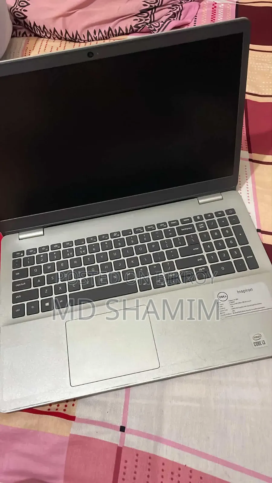 Laptop Dell Inspiron 15 3000 4GB Intel Core i3 SSHD+SSD 1T