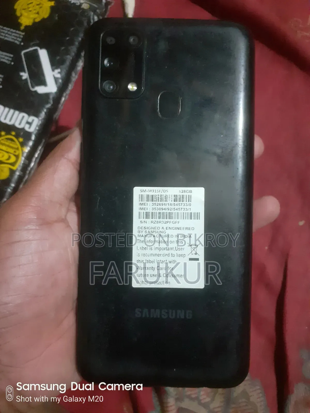 Samsung Galaxy M31 128 GB Black