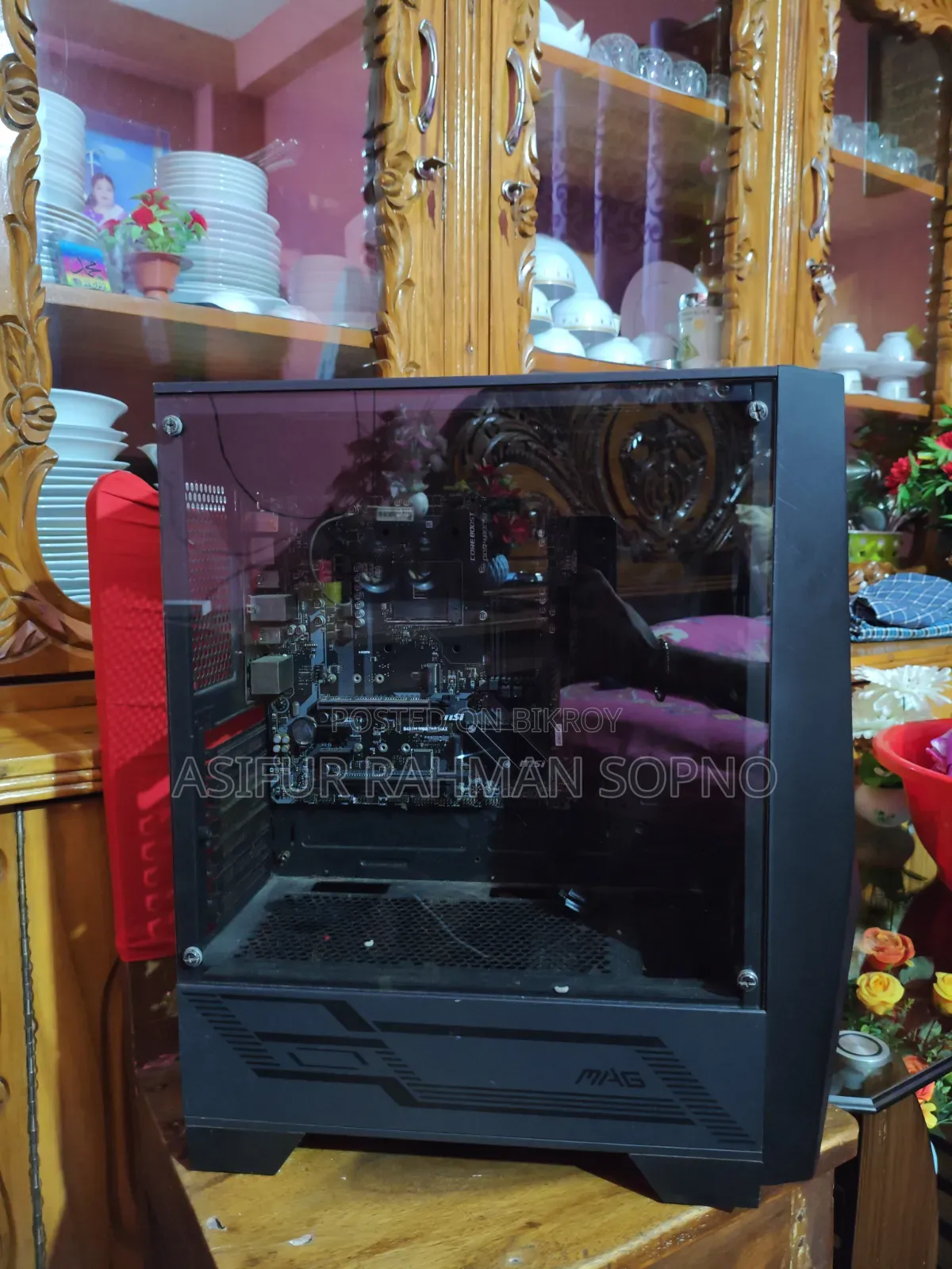 Msi Mag Forge 100r Mid-Tower Gaming Case