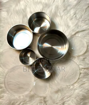 5PCS Stainless Steel Food Storage Container Set