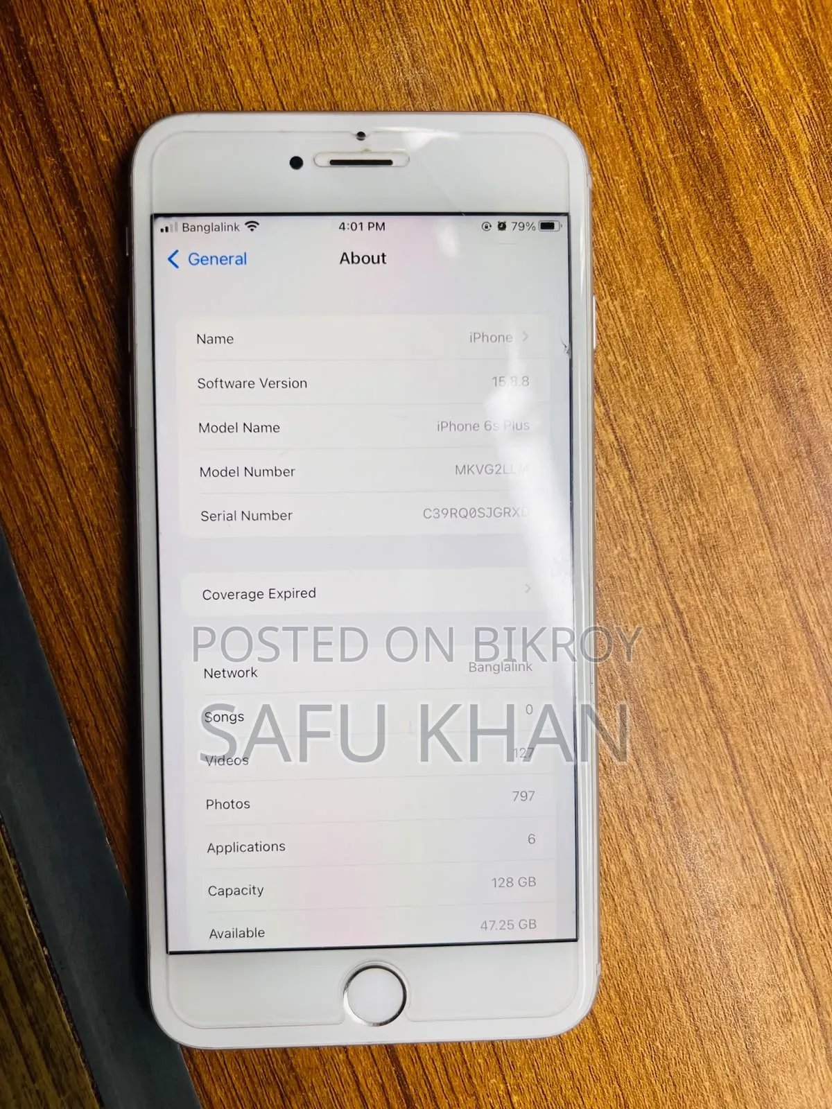 Apple iPhone 6s Plus 128 GB White