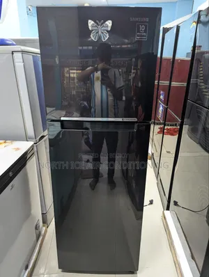 Samsung Black Colour Glass Dor Inverter No Frost Fridge 275 Ltr.