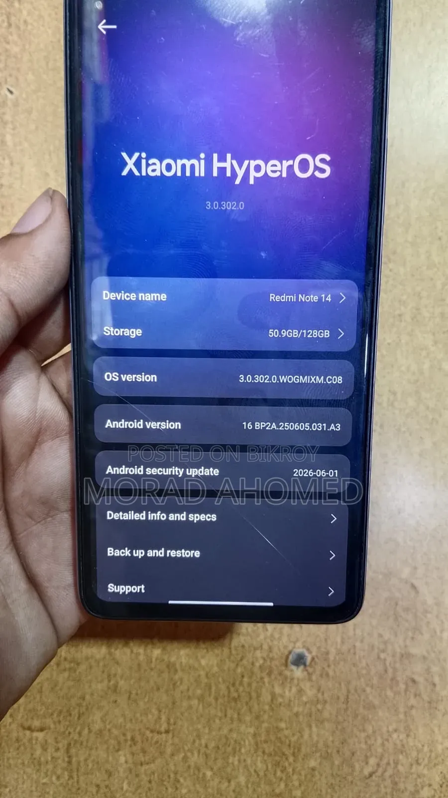 Xiaomi Redmi Note 14 4G 128 GB White