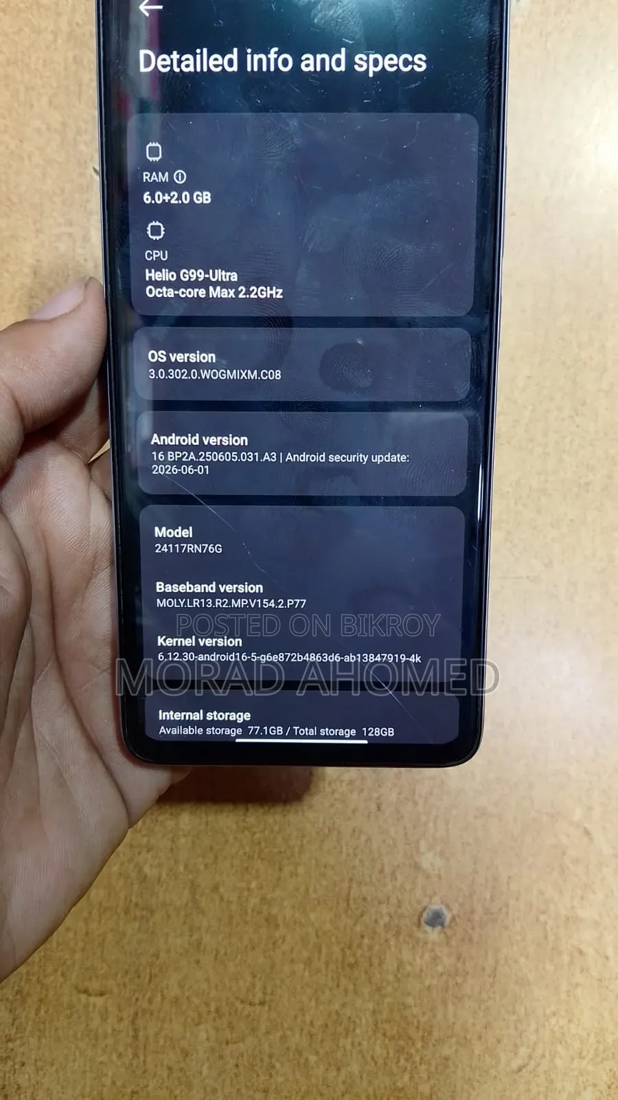Xiaomi Redmi Note 14 4G 128 GB White