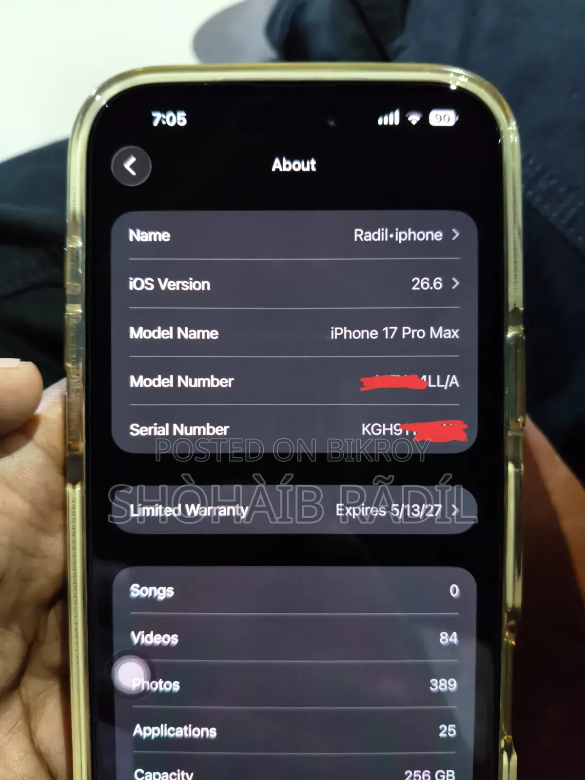 Apple iPhone 17 Pro Max 256 GB White