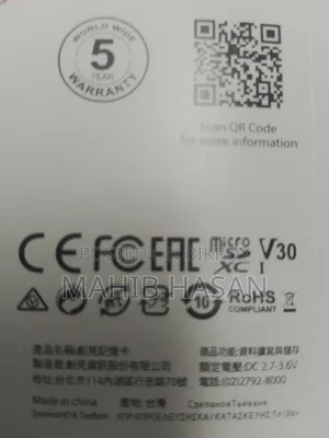 Genuine Transcend U3 V30 64 GB Memory Card