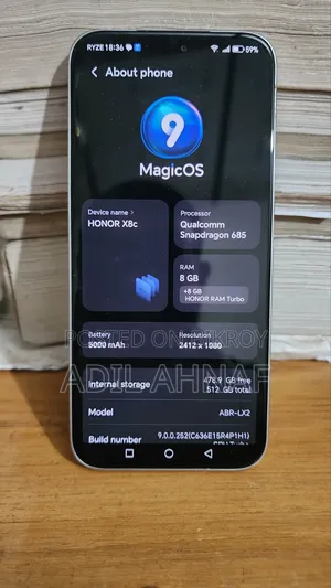 নতুন অনার এক্স৮সি ৫১২ জিবি হোয়াইট