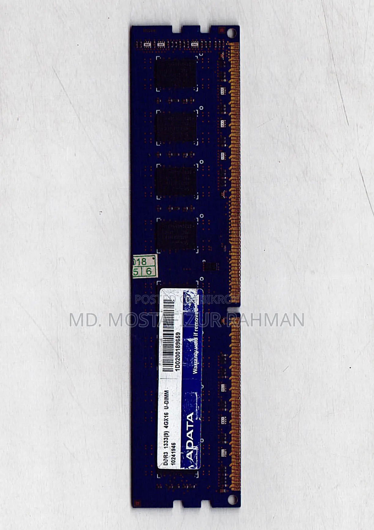 Adata Ram 4gb (For Desktop PC) DDR3