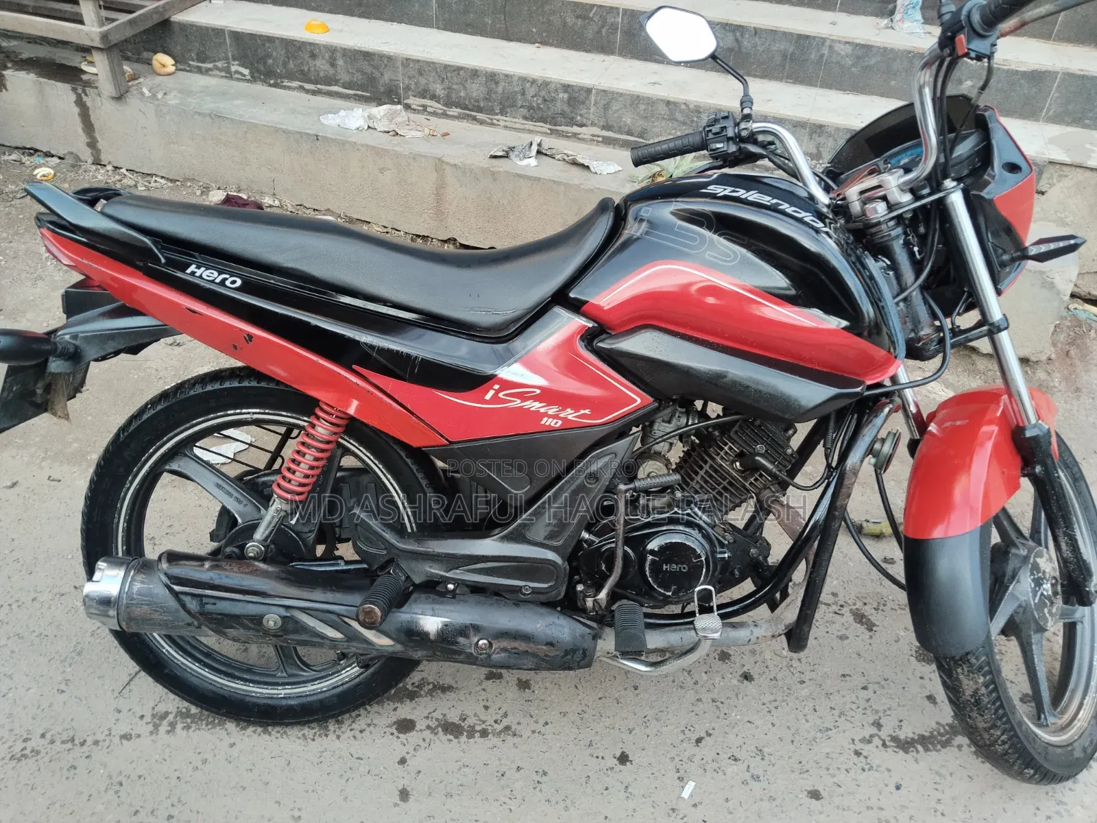 Hero Splendor iSmart 2018 Red
