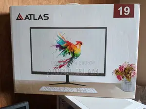 Atlas 19 Inch LED Monitor Like New With BOX & HDMI VGA Connection