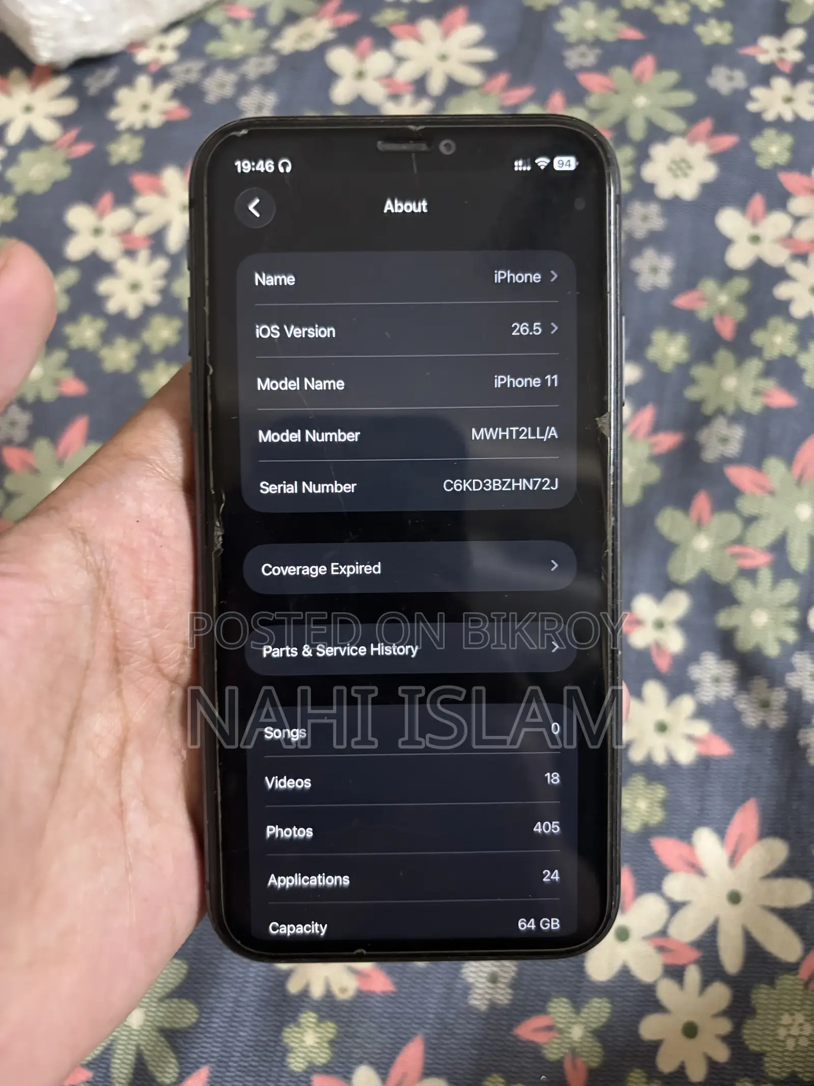 Apple iPhone 11 64 GB Black