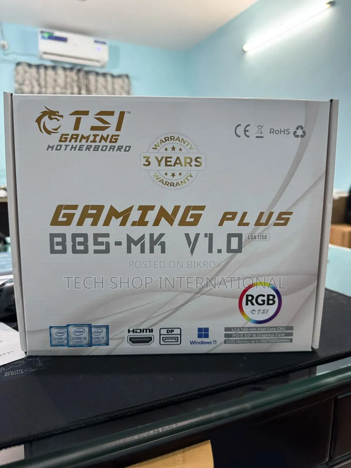 Motherboard TSI B85-Mk BRAND NEW 3 Years Replacement Warranty
