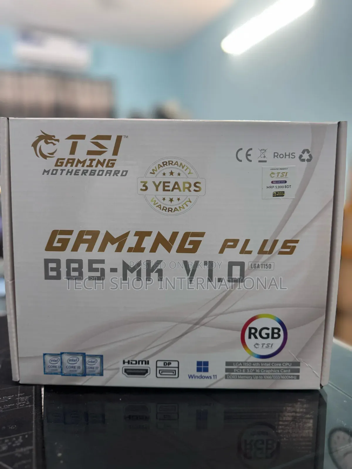Motherboard TSI B85-Mk BRAND NEW 3 Years Replacement Warranty