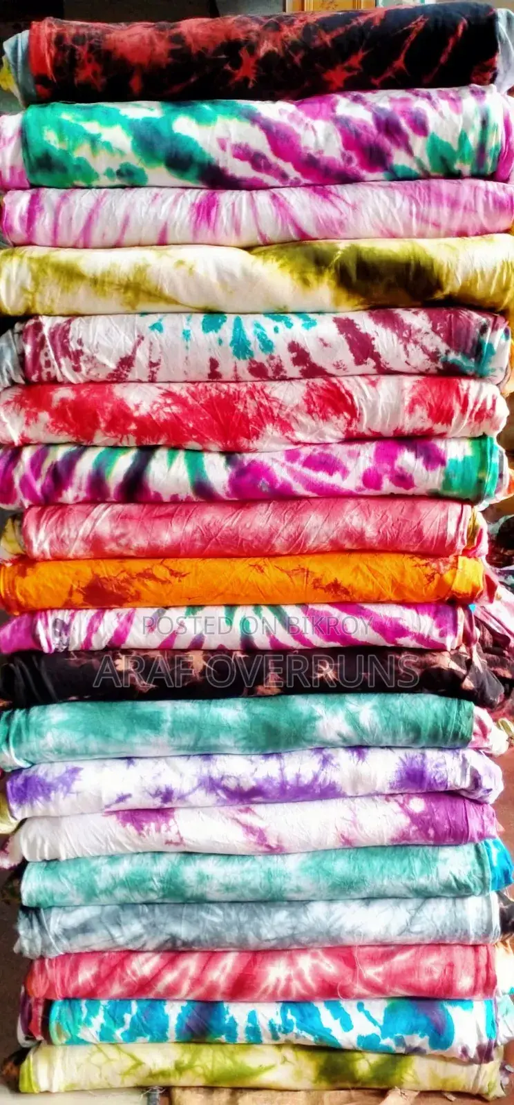 10pcs Unisex Batik T-Shirt Assorted Desgin