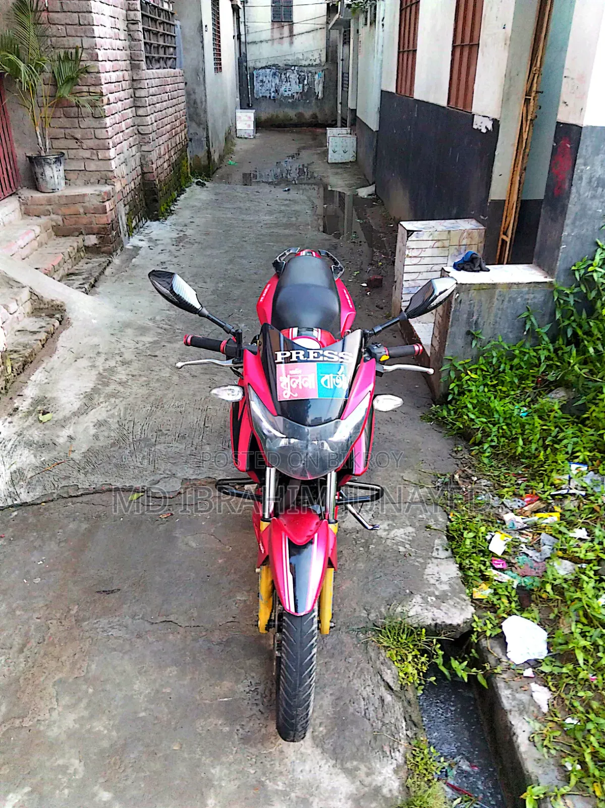 TVS Apache RTR 160 2V 2018 Red
