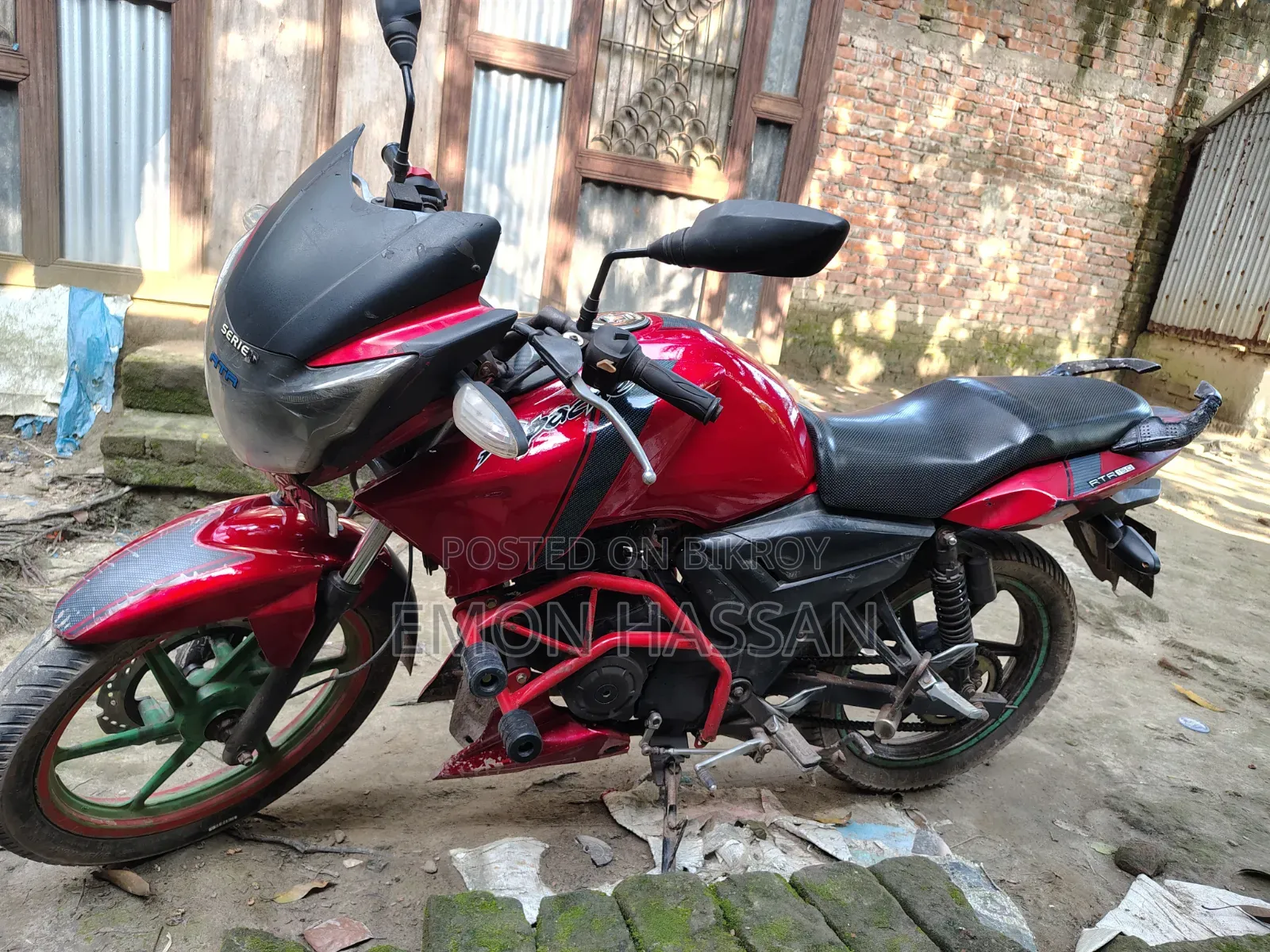 TVS Apache RTR 160 2V 2019 Red