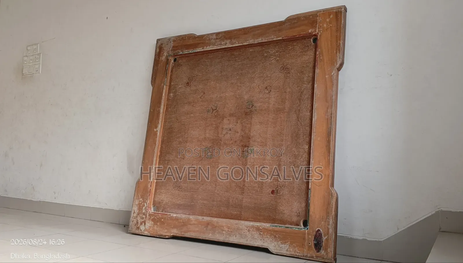 52" Original Wooden Carom Board