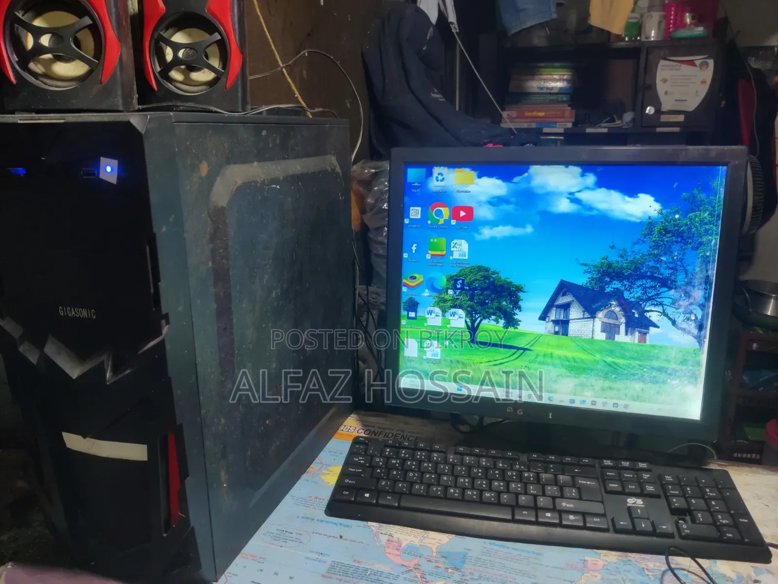 Desktop Computer 8GB AMD Ryzen 5 SSD 128GB