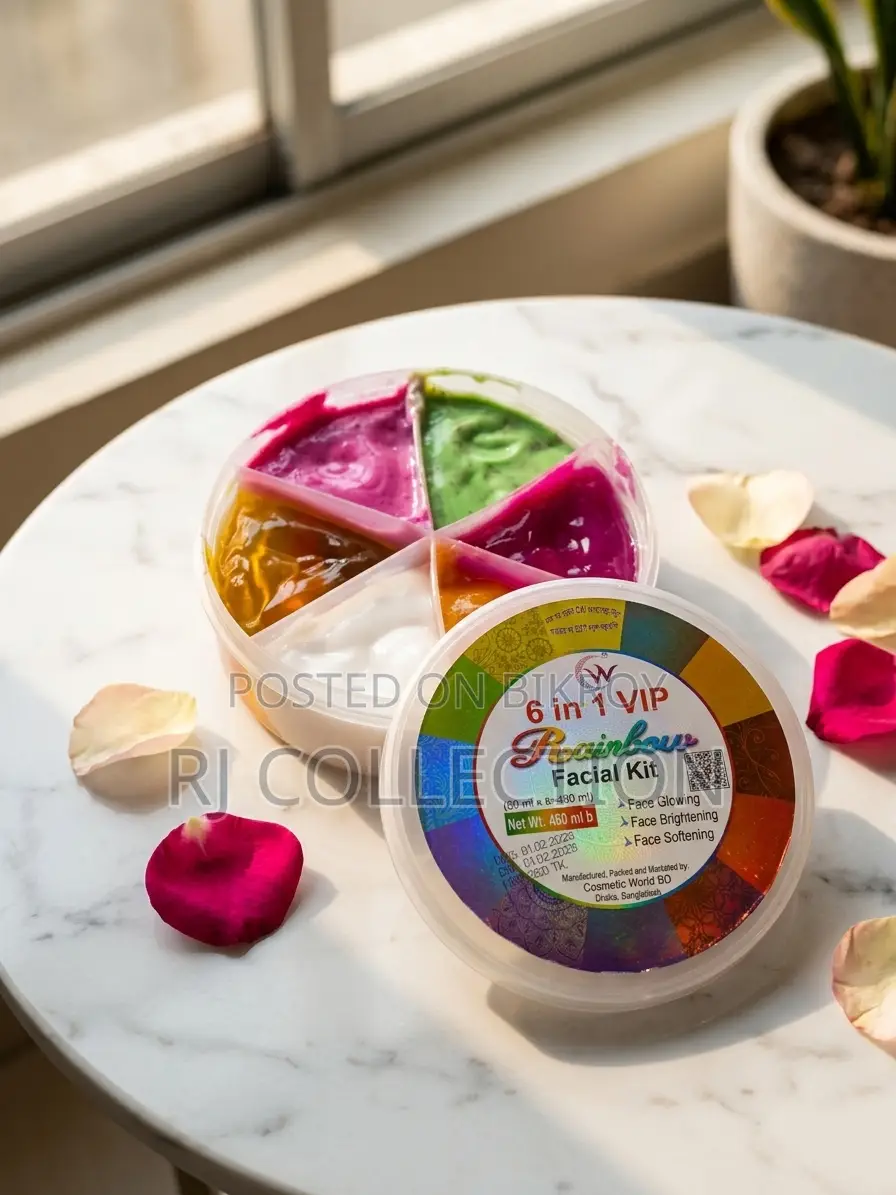 6 in 1 VIP Rainbow Combo Face Pack