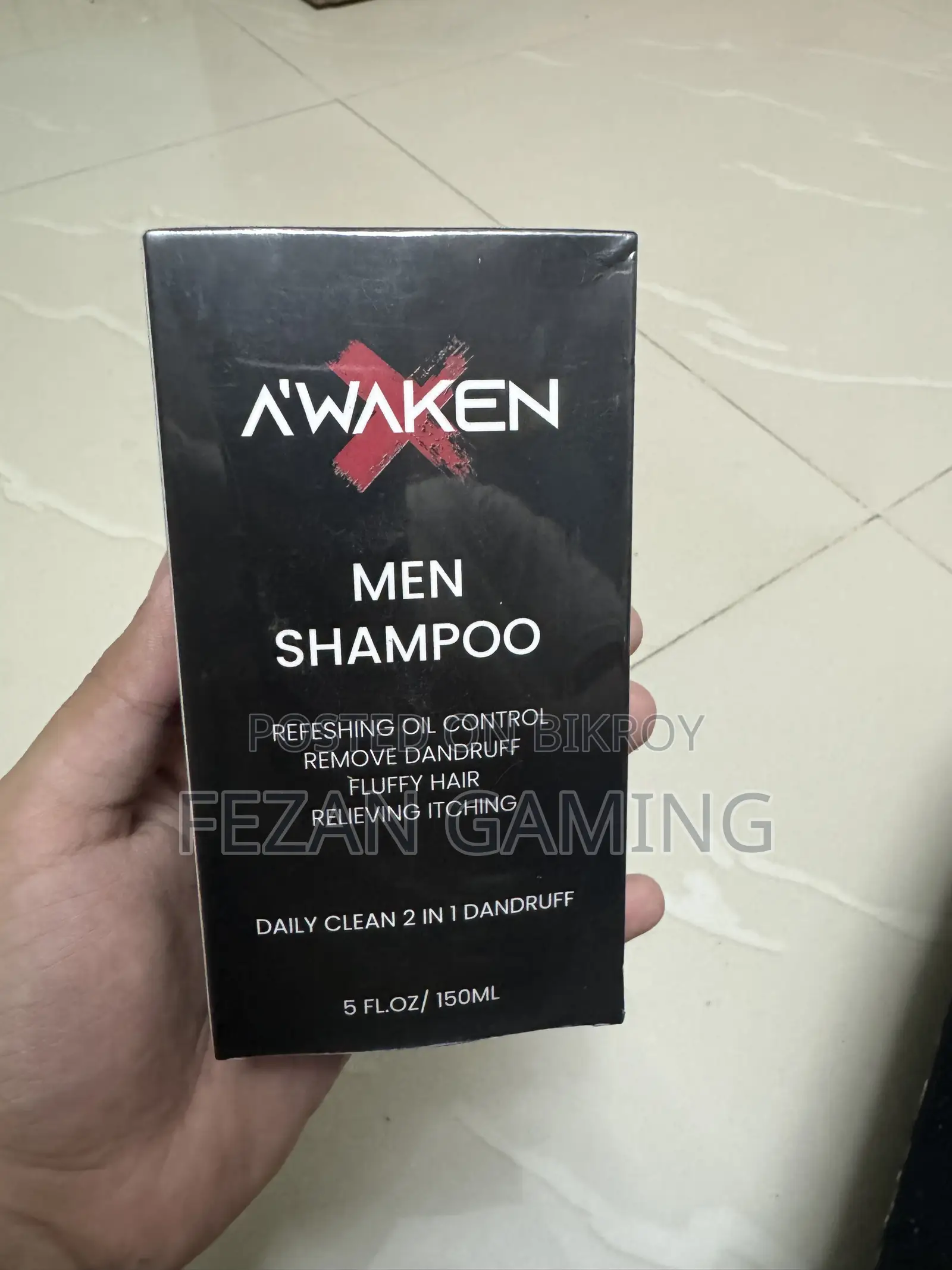 Awaken X Men Shampoo 150ml – Anti-Dandruff & Oil Control