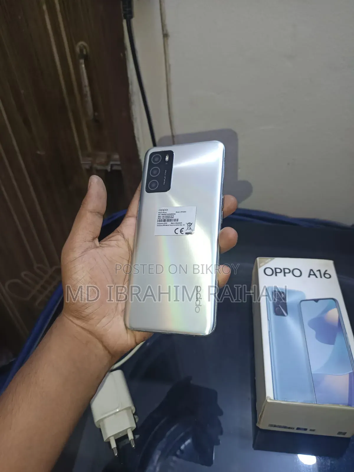 Oppo A16 64 GB Silver